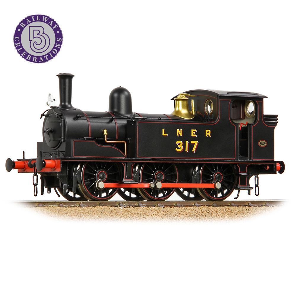 Bachmann Europe plc - NER E (J71) Tank 317 LNER Lined Black